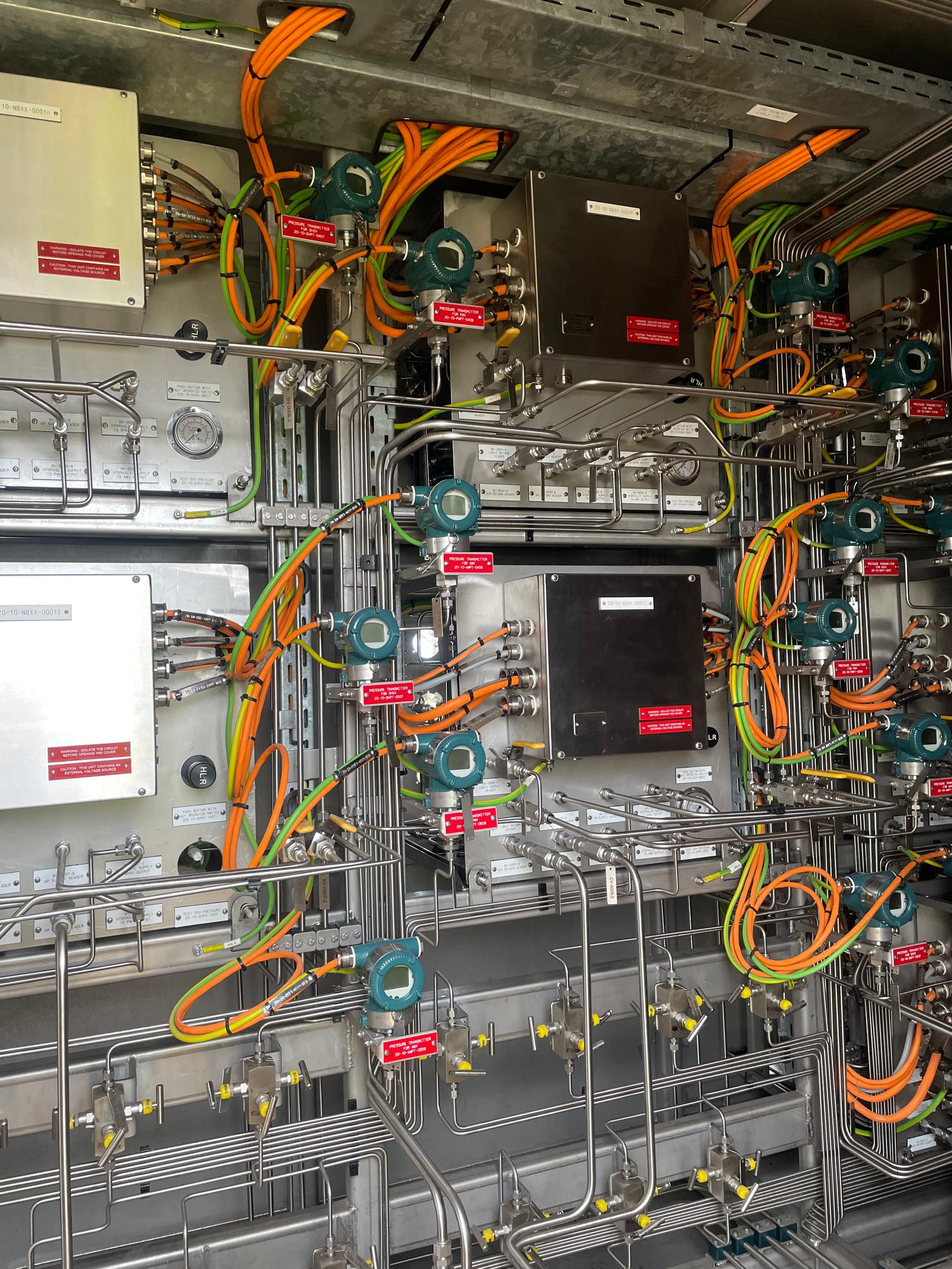 Electrical and instrumentation control cabinet