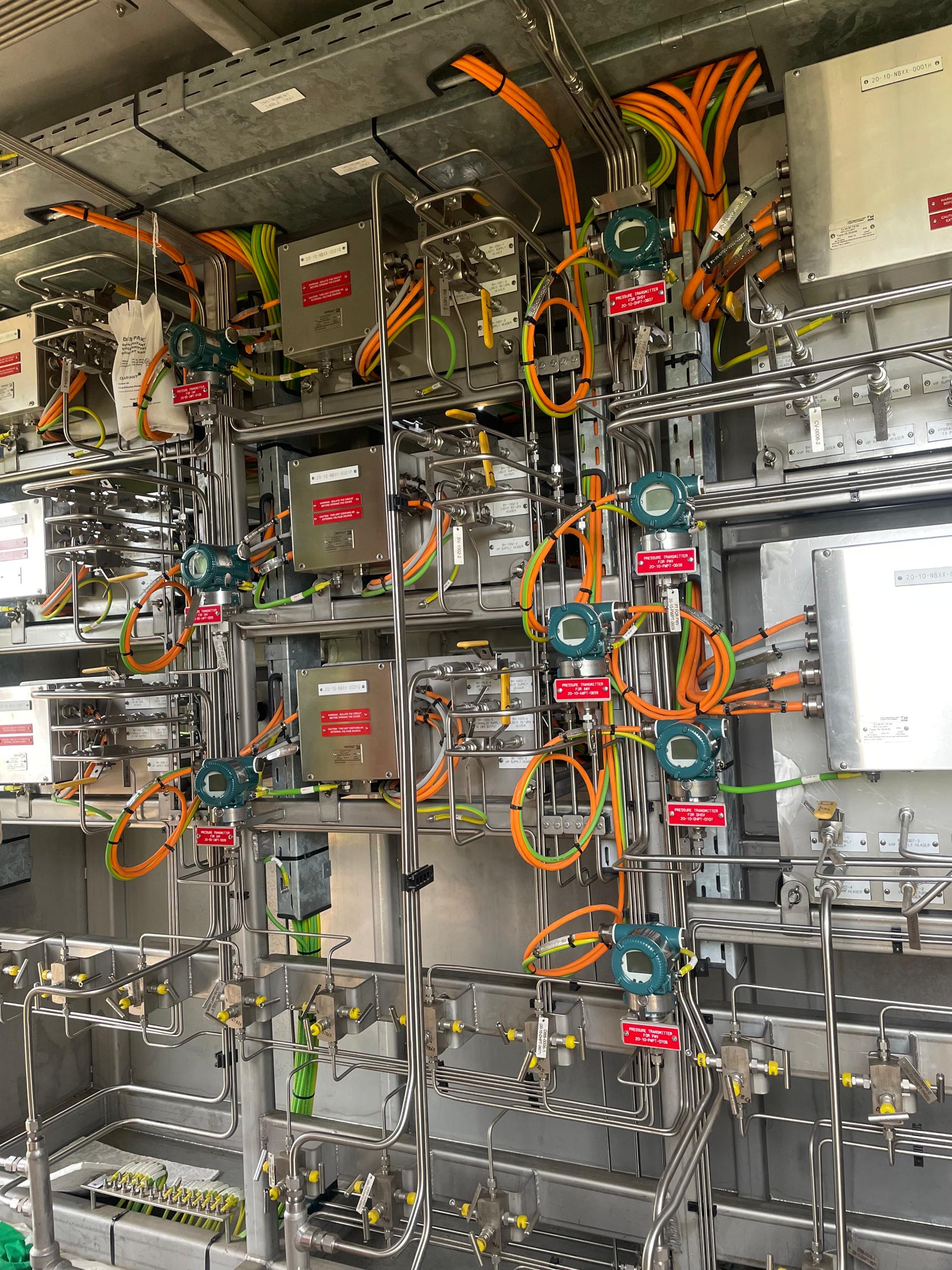 Electrical and technical control installation