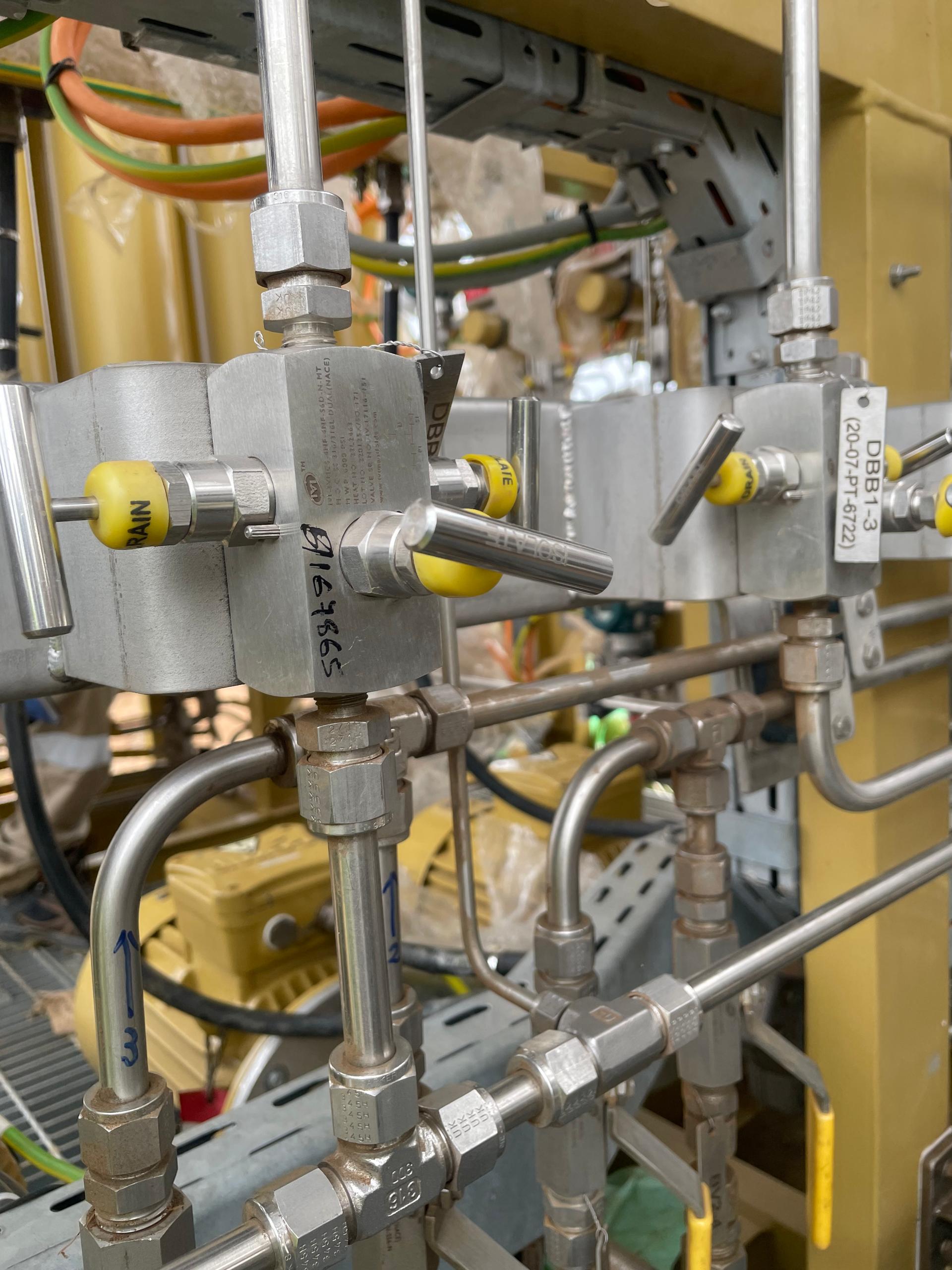 Installed industrial control instruments